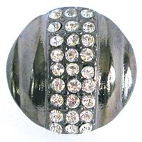 Emenee OR172-BS Premier Collection Small Round Rhinestone in Bright Silver Radiance Series